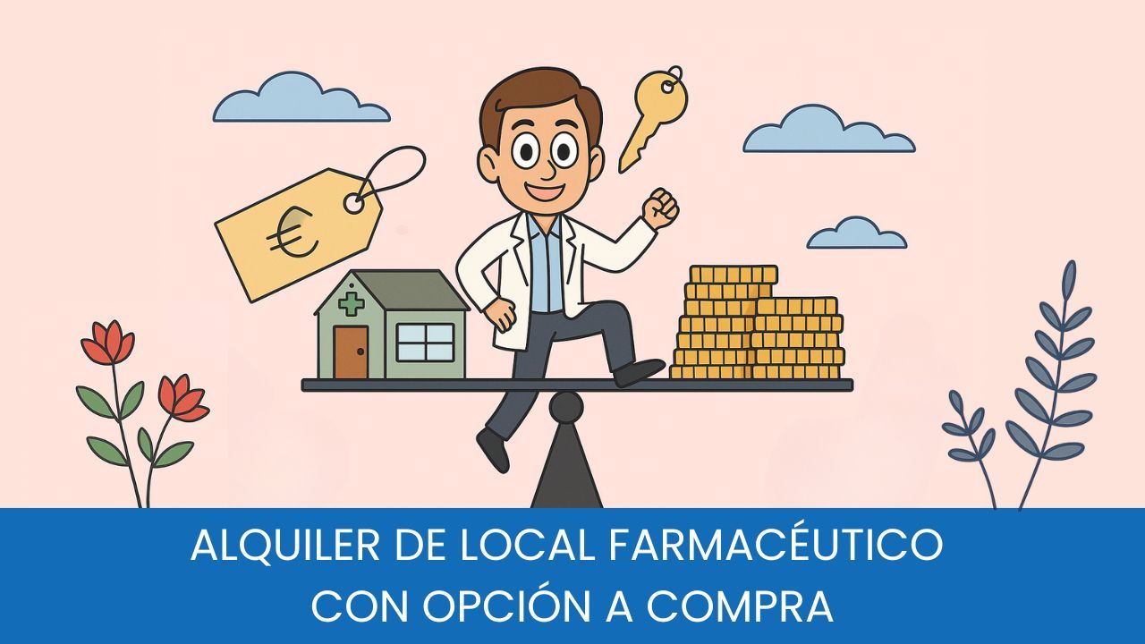 Alquiler de local de farmacia con opción de compra