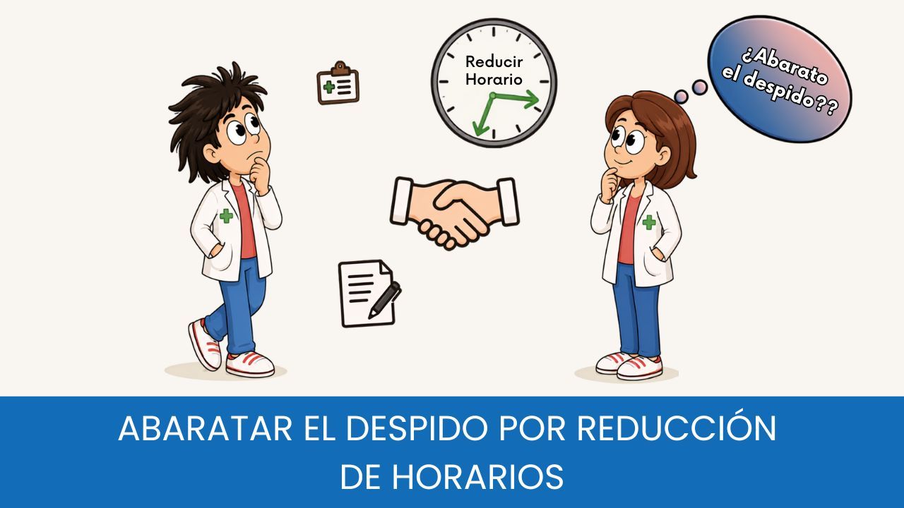 Abaratar el despido en la farmacia por reducción de horarios
