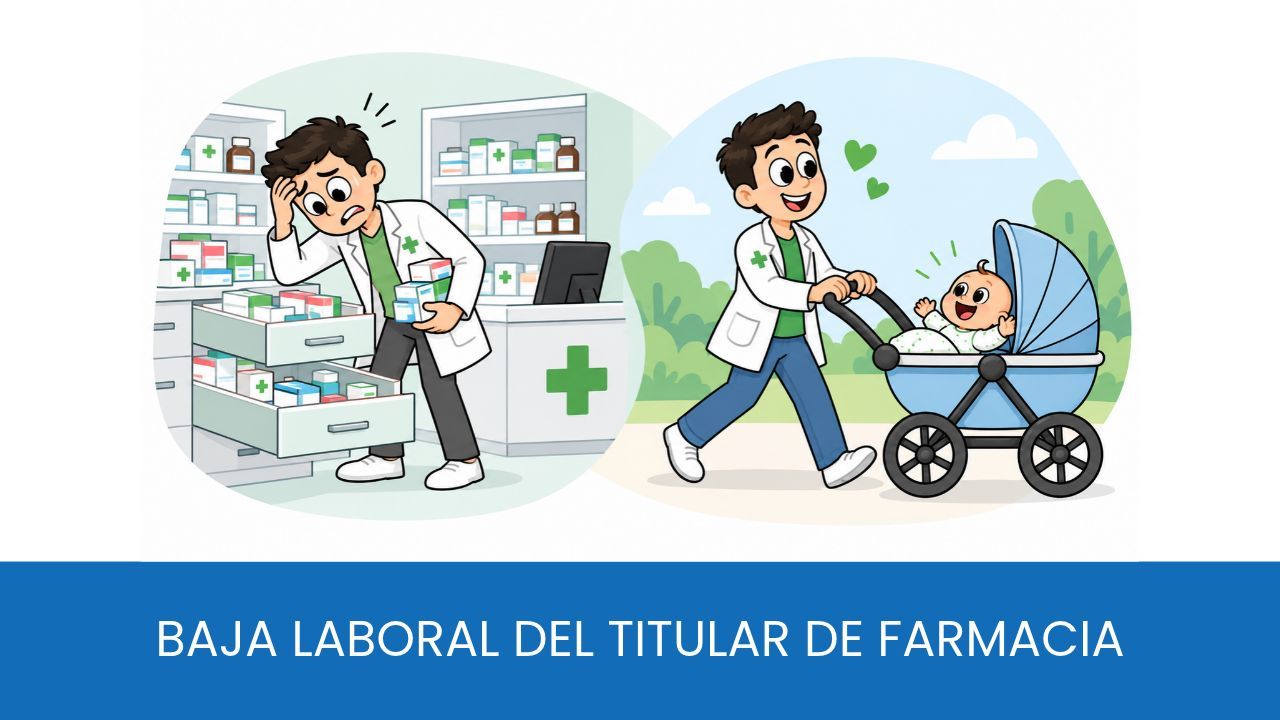 baja laboral titular farmacia