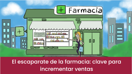 escaparate de la farmacia