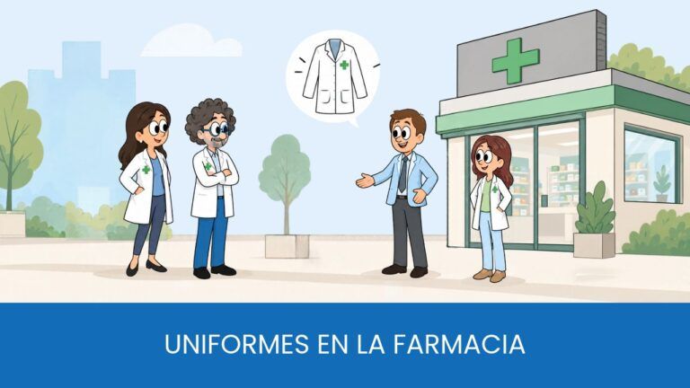 Uniformes en la farmacia