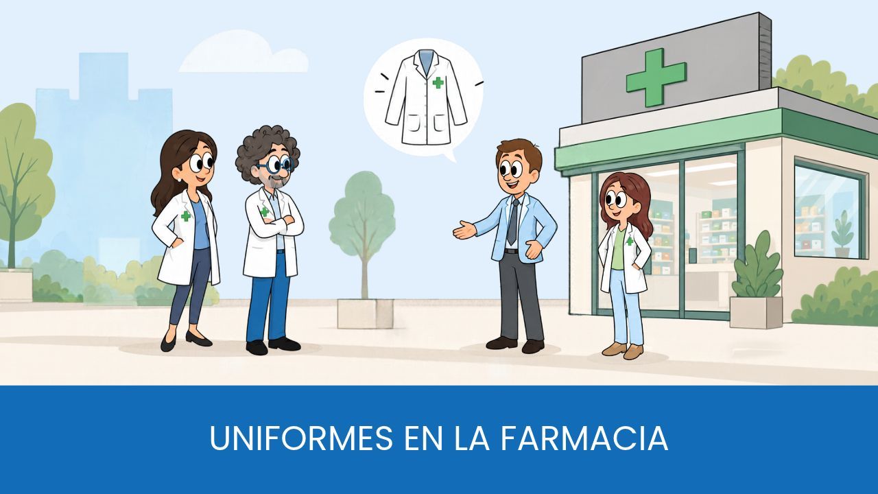 Uniformes en la farmacia