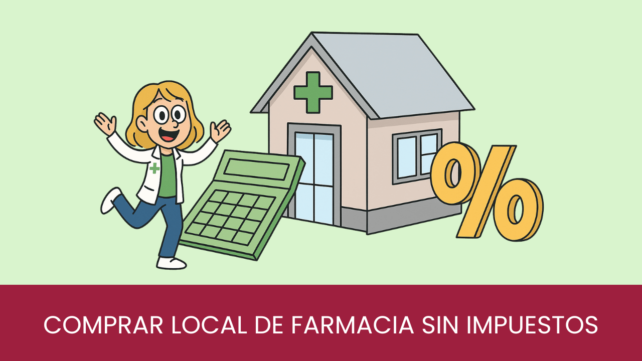 Local de farmacia sin pagar impuestos