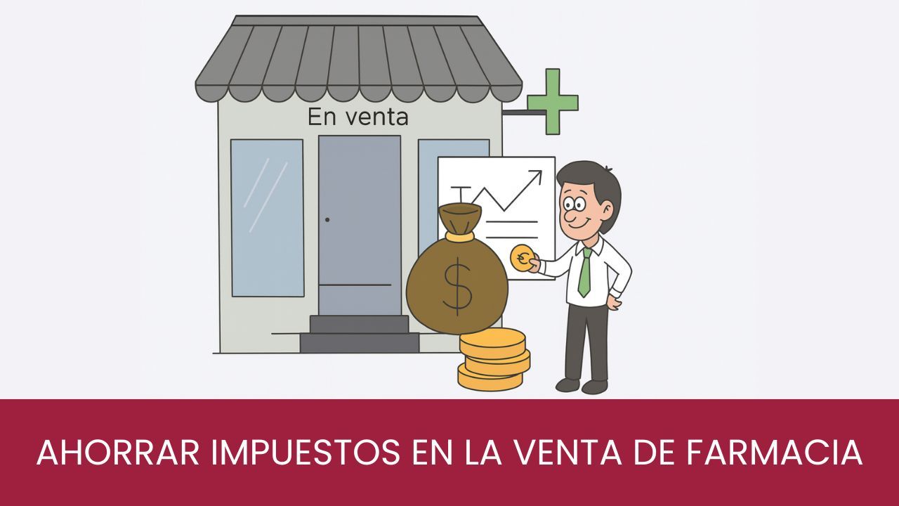 Ahorrar impuestos en la venta de farmacia
