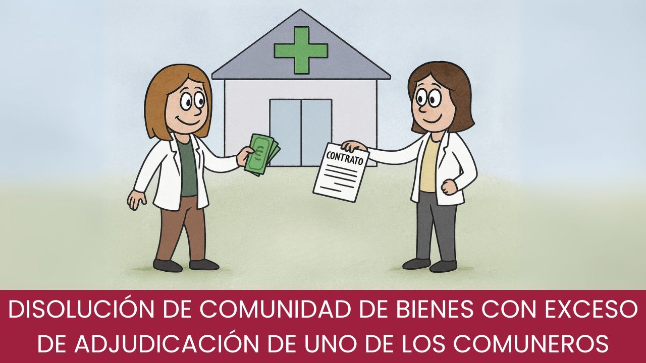 disolución de comunidad de bienes
