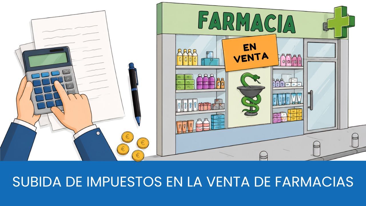 Subida de impuestos en la venta de farmacias