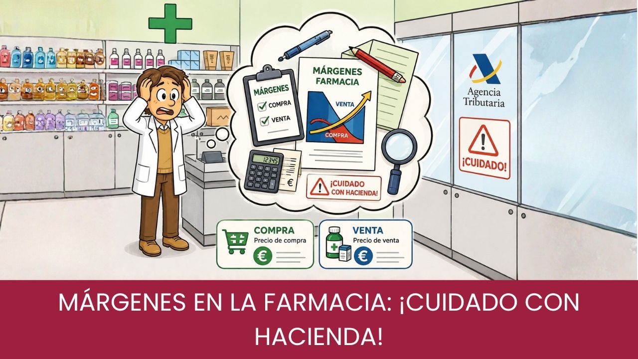 márgenes en la farmacia