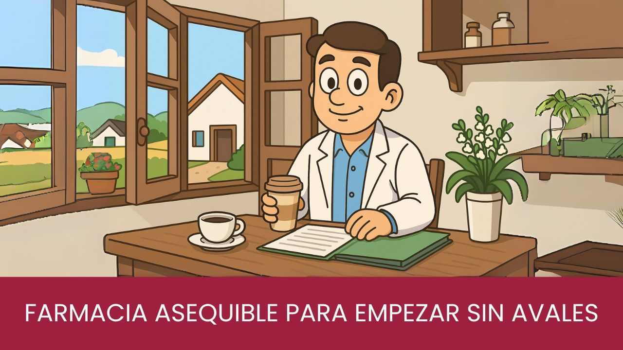Farmacia asequible para empezar sin avales