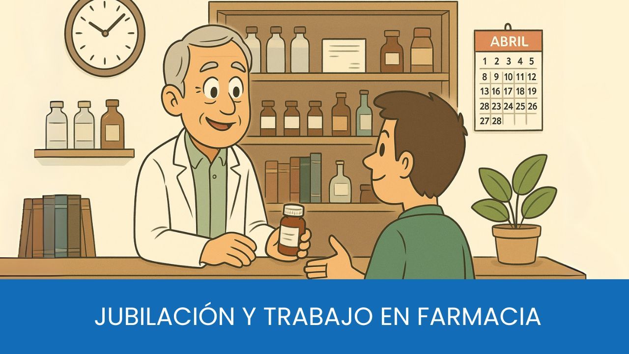 Jubilación y trabajo en farmacia